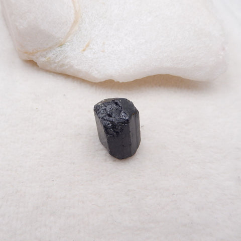 Natural Black Tourmaline Cabochon 19X16X12mm, 7.5g