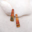 Natural Red Creek Earring Beads 41X11X4mm, 3.0g