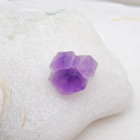 Natural Amethyst Cabochon 22x21x14mm, 7.5g