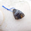 Natural Brazil Agate Pendant Bead  27x18x9mm, 5.5g