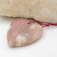 Natural Pink Opal Pendant Bead 39x38x7mm, 13g