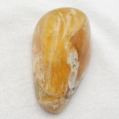 Cabochon de pierres précieuses naturelles US Biggs Picture Jasper, 37x16x5mm, 5.1g