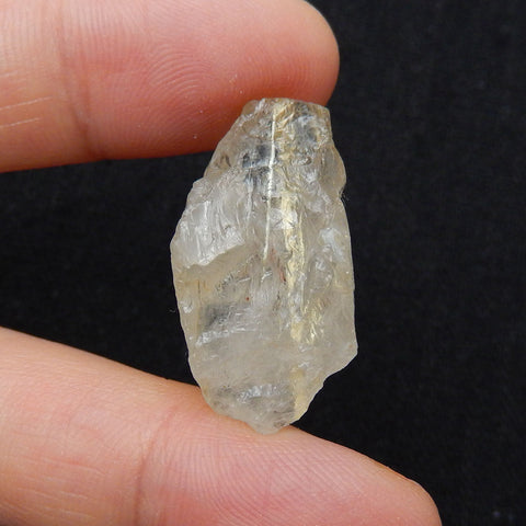 Raw Material, Raw Gold Rutilated Quartz Material, 24x14x13mm, 6g - MyGemGarden