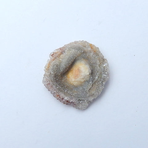 Natural rare mushroom agate nugget gemstone specimen, 26x25x7mm, 4g - MyGemGarden