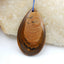 Natural Us Biggs Jasper Drilled Teardrop Gemstone Pendant Bead, 52x31x5mm, 14g - MyGemGarden