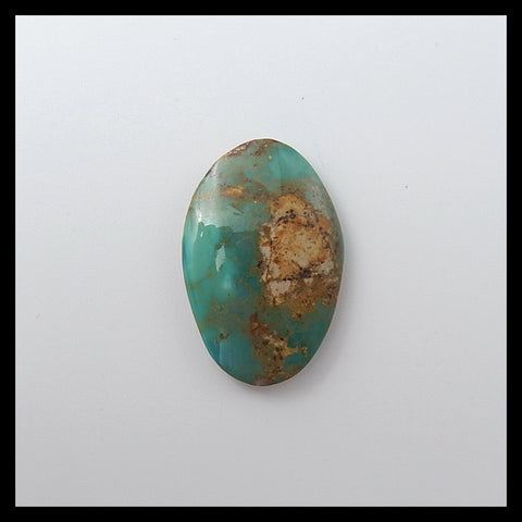 2 Pcs High quality Aricona?Turquoise  Cabochons,22x18x4mm,24x16x4mm,5.2g - MyGemGarden