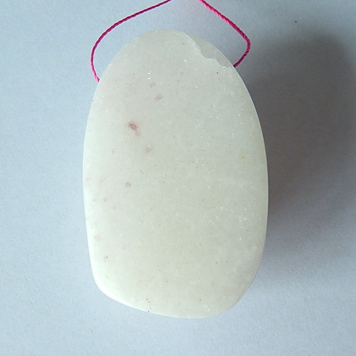 Ruby Gemstone Natural Pendant Bead, 48x31x18mm, 40.5g - MyGemGarden