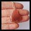 Natural Red Agate Gemstone Pendant Bead, 26x22x4mm, 3.4g - MyGemGarden