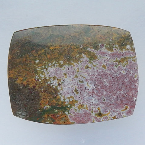 Ocean Jasper Carved Horse Cabochon, 27x35x7mm, 13.06g - MyGemGarden