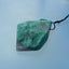 Natural Emerald Green Necklace Pendant 46x30x13mm, 20.6g - MyGemGarden