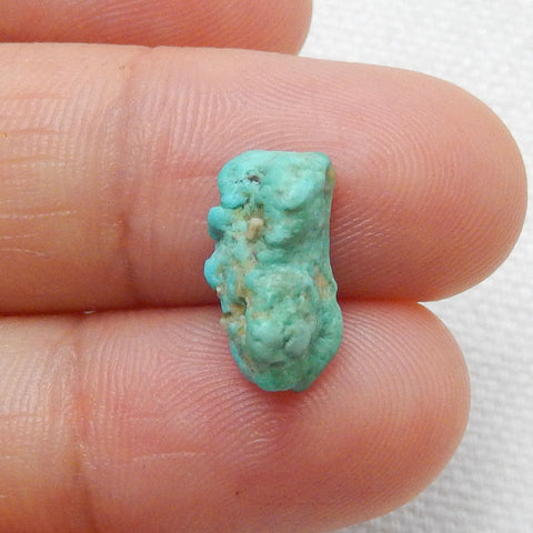 Natural stone Nugget Turquoise cabochon, 13x7x5mm, 0.5g - MyGemGarden