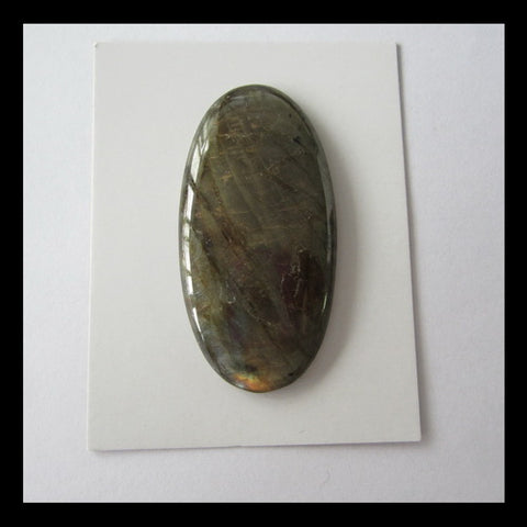 Labradorite Cabochon ,49x26x5mm,12.9g - MyGemGarden