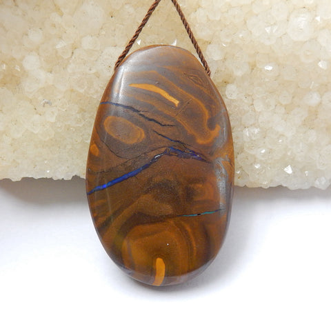 Natural Boulder Opal oval Pendant Bead