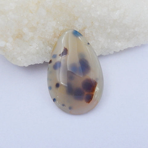 Rare East Java Maganese Agate Cabochon, 55x36x10mm, 27.5g - MyGemGarden