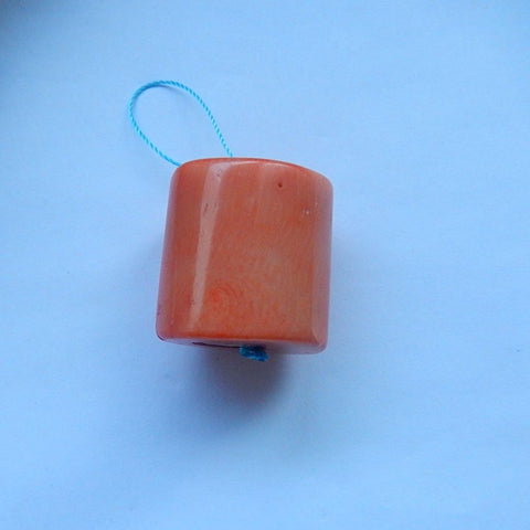 Bamboo Coral Pendant Bead, 24x23mm, 23.9g - MyGemGarden