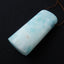 Nugget Larimar Gemstone Pendant, Raw Larimar Pendant, 62x35x23mm, 70g - MyGemGarden