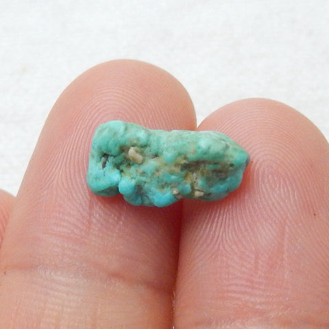 Natural stone Nugget Turquoise cabochon, 13x7x5mm, 0.5g - MyGemGarden