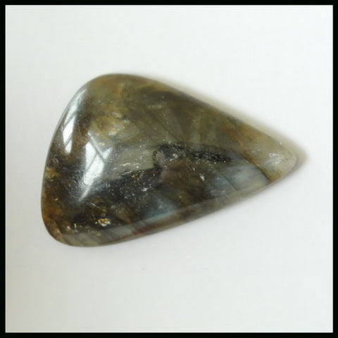 Natural Labradorite Gemstone Cabochon 37x23x5mm,7.95g - MyGemGarden